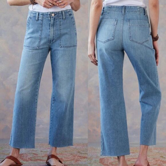 Joe’s Jeans The Blake high rise wide leg crop Woman’s Size 27 - Picture 1 of 7